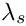 $ \lambda_{s} $