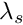 $ \lambda_{s} $